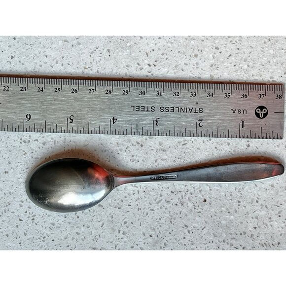 Gorham Stegor stainless steel Wheat Pattern Spoon MCM 1953 - Picture 4 of 5